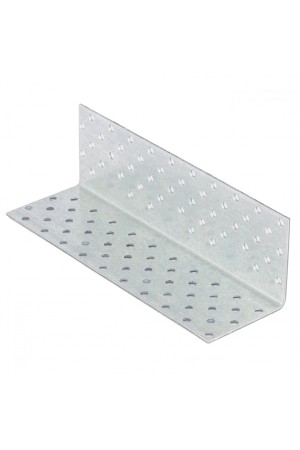 Крепежный уголок равносторонний  2 мм,   KUR 60 x 60 x 200 мм Россия Сибртех