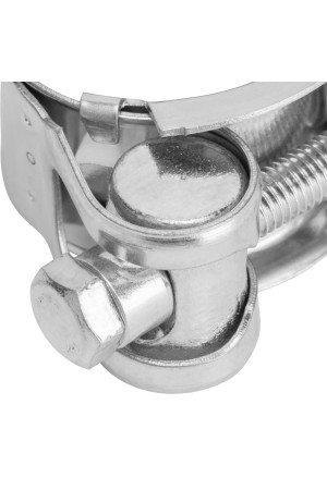 Хомуты металлические, силовые 23-25 мм, ширина 18 мм, шарнирный, W1, 2 шт Сибртех