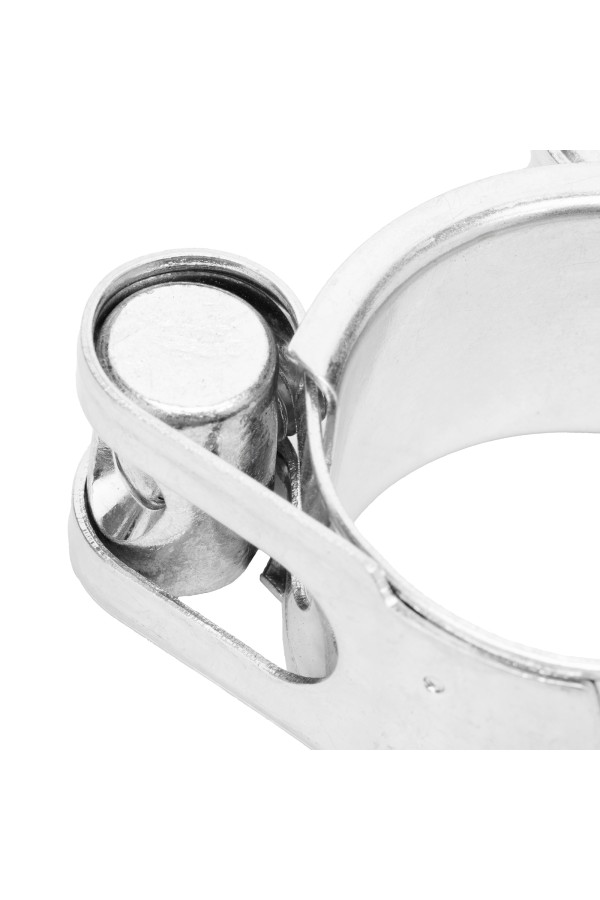 Хомуты металлические, силовые 29-31 мм, ширина 20 мм, шарнирный, W1, 2 шт Сибртех