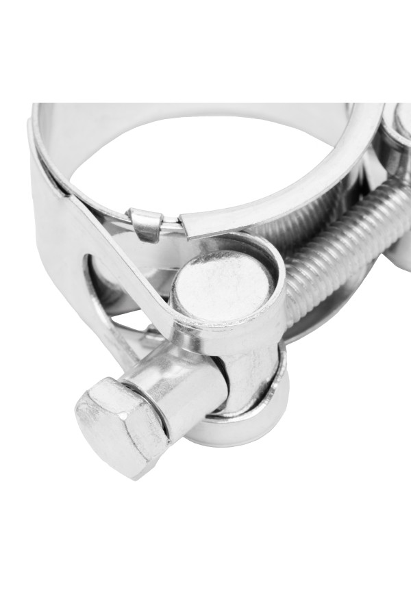 Хомуты металлические, силовые 29-31 мм, ширина 20 мм, шарнирный, W1, 2 шт Сибртех