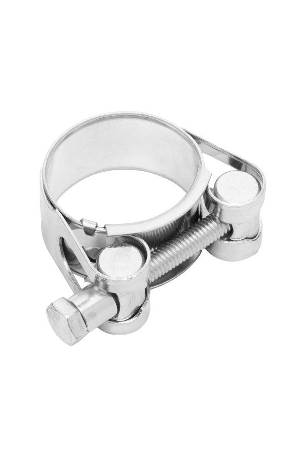 Хомуты металлические, силовые 29-31 мм, ширина 20 мм, шарнирный, W1, 2 шт Сибртех