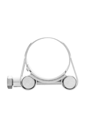 Хомуты металлические, силовые 29-31 мм, ширина 20 мм, шарнирный, W1, 2 шт Сибртех