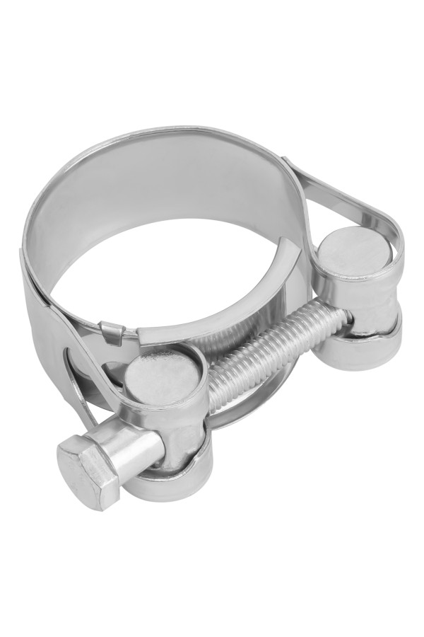 Хомуты металлические, силовые 32-35 мм, ширина 20 мм, шарнирный, W1, 2 шт Сибртех