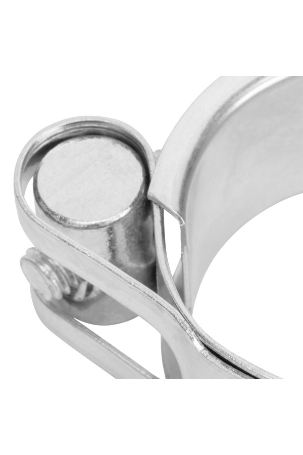 Хомуты металлические, силовые 40-43 мм, ширина 20 мм, шарнирный, W1, 2 шт Сибртех