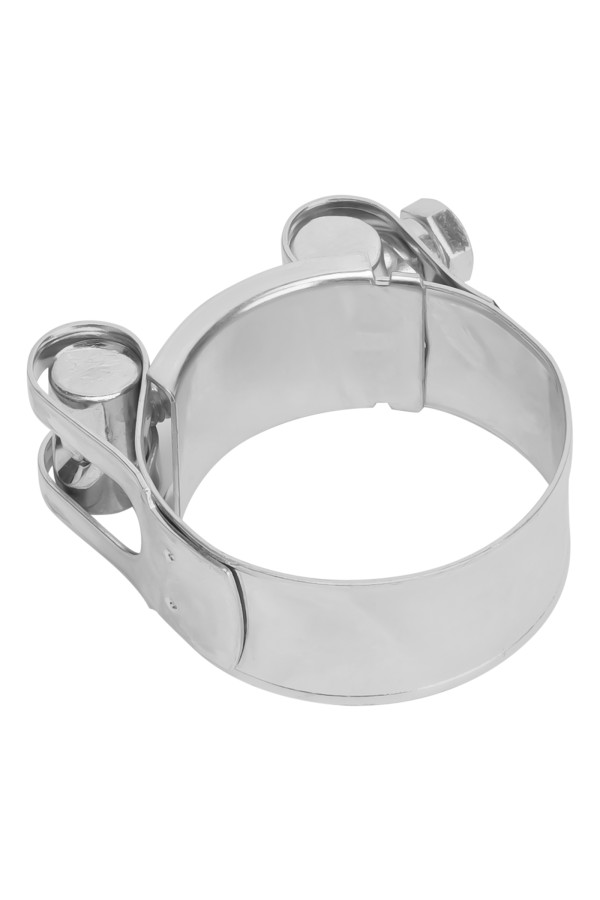 Хомуты металлические, силовые 40-43 мм, ширина 20 мм, шарнирный, W1, 2 шт Сибртех