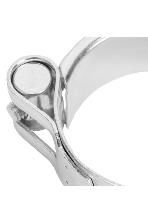 Хомуты металлические, силовые 48-51 мм, ширина 22 мм, шарнирный, W1, 2 шт Сибртех