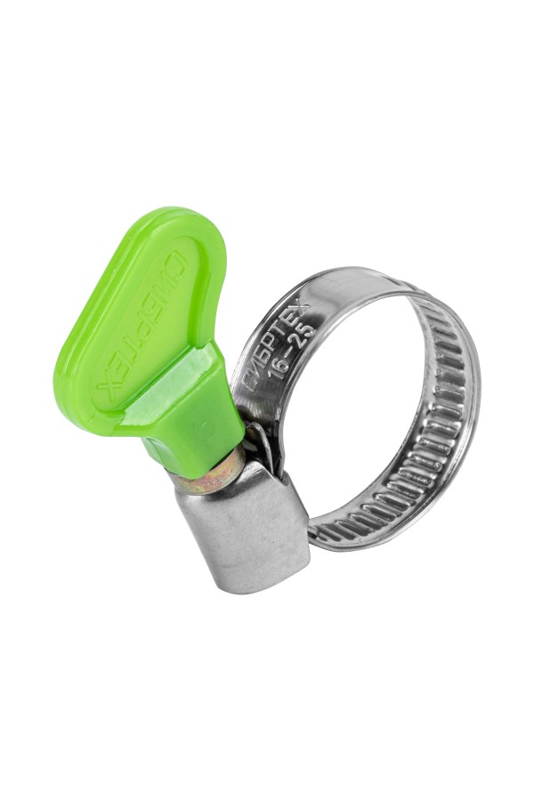 Хомуты металлические элемент крепления с формой ключа 16-25 мм, 100 штук в упаковке Сибртех