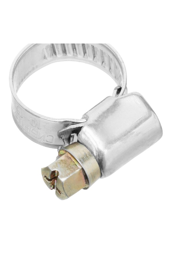 Хомуты металлические, Стандартное болтовое крепление 10-16 мм, 100 штук в упаковке, ширина 9 мм Сибртех