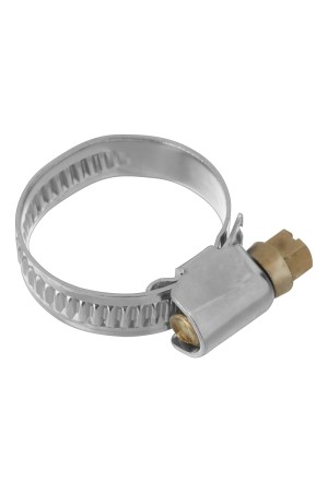 Хомуты металлические, Стандартное болтовое крепление 16-27 мм, 100 штук в упаковке, ширина 9 мм Сибртех