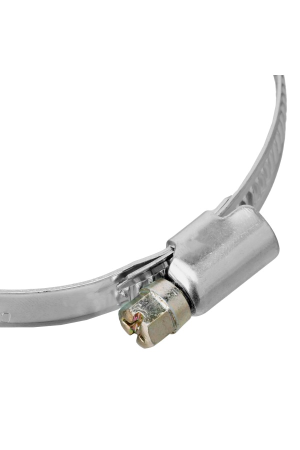 Хомуты металлические, Стандартное болтовое крепление 60-80 мм, 50 штук в упаковке, ширина 9 мм Сибртех