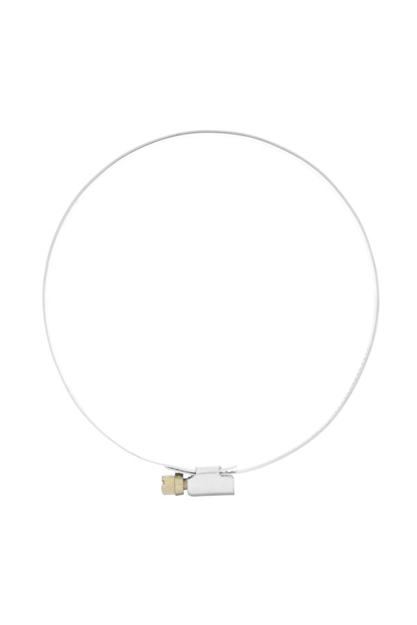 Хомуты металлические, Стандартное болтовое крепление 110-130 мм, 25 штук в упаковке, ширина 9 мм Сибртех