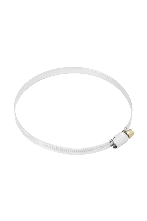 Хомуты металлические, Стандартное болтовое крепление 110-130 мм, 25 штук в упаковке, ширина 9 мм Сибртех