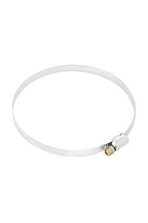 Хомуты металлические, Стандартное болтовое крепление 110-130 мм, 25 штук в упаковке, ширина 9 мм Сибртех