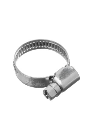 Хомуты нержавеющая сталь, Стандартное болтовое крепление 16-27 мм, 100 штук в упаковке, ширина 9 мм Сибртех