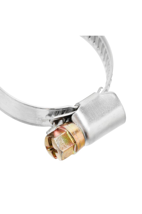 Хомуты нержавеющая сталь, Стандартное болтовое крепление 20-32 мм, 50 штук в упаковке, ширина 9 мм Сибртех