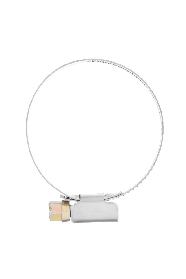 Хомуты нержавеющая сталь, Стандартное болтовое крепление 32-50 мм, 50 штук в упаковке, ширина 9 мм Сибртех