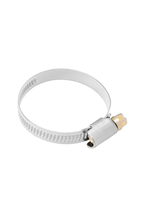 Хомуты нержавеющая сталь, Стандартное болтовое крепление 32-50 мм, 50 штук в упаковке, ширина 9 мм Сибртех