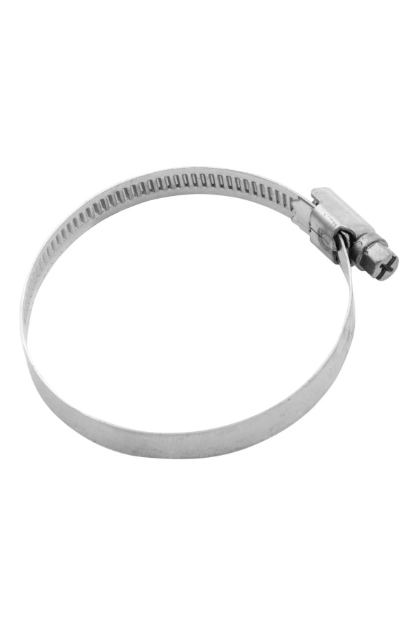 Хомуты нержавеющая сталь, Стандартное болтовое крепление 50-70 мм, 50 штук в упаковке, ширина 9 мм Сибртех