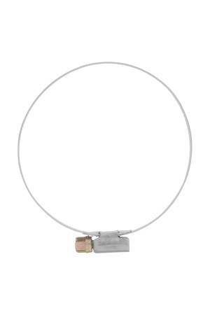 Хомуты нержавеющая сталь, Стандартное болтовое крепление 60-80 мм, 50 штук в упаковке, ширина 9 мм Сибртех