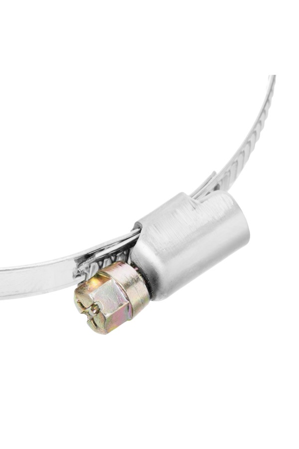 Хомуты нержавеющая сталь, Стандартное болтовое крепление 70-90 мм, 25 штук в упаковке, ширина 9 мм Сибртех