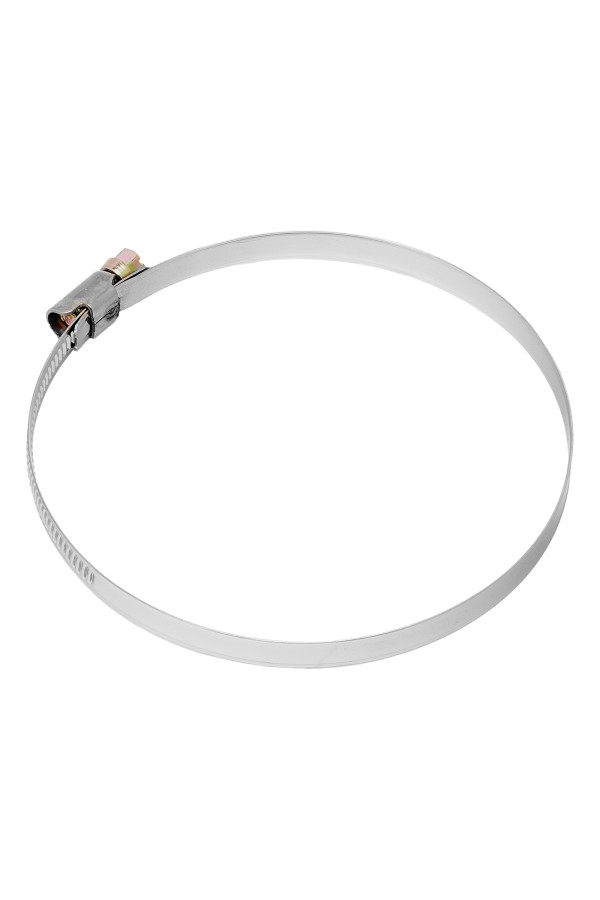 Хомуты нержавеющая сталь, Стандартное болтовое крепление 110-130 мм, 25 штук в упаковке, ширина 9 мм Сибртех