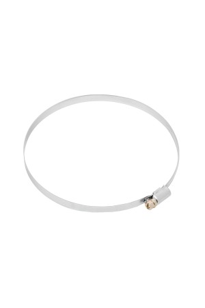 Хомуты нержавеющая сталь, Стандартное болтовое крепление 120-140 мм, 25 штук в упаковке, ширина 9 мм Сибртех