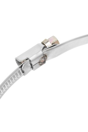 Хомуты нержавеющая сталь, Стандартное болтовое крепление 120-140 мм, 25 штук в упаковке, ширина 9 мм Сибртех