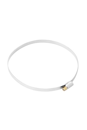 Хомуты нержавеющая сталь, Стандартное болтовое крепление 130-150 мм, 25 штук в упаковке, ширина 9 мм Сибртех