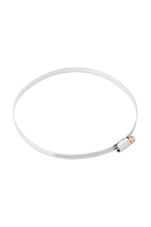 Хомуты нержавеющая сталь, Стандартное болтовое крепление 130-150 мм, 25 штук в упаковке, ширина 9 мм Сибртех