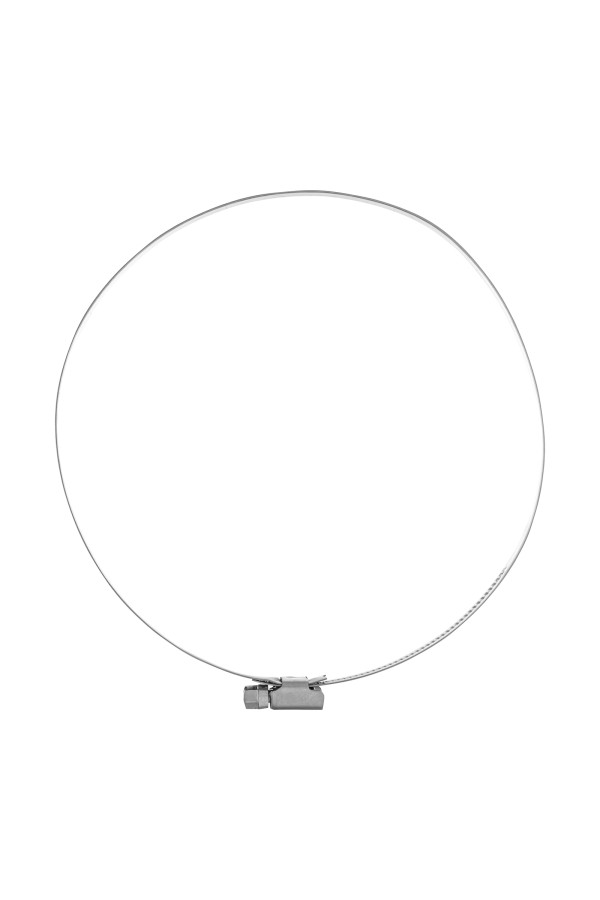 Хомуты нержавеющая сталь, Стандартное болтовое крепление 140-160 мм, 25 штук в упаковке, ширина 9 мм Сибртех