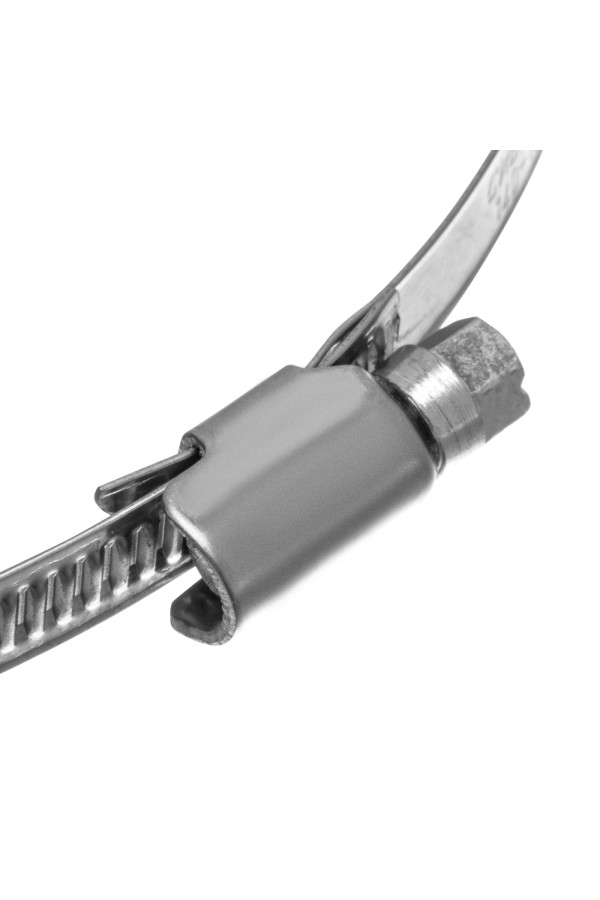 Хомуты нержавеющая сталь, Стандартное болтовое крепление 140-160 мм, 25 штук в упаковке, ширина 9 мм Сибртех