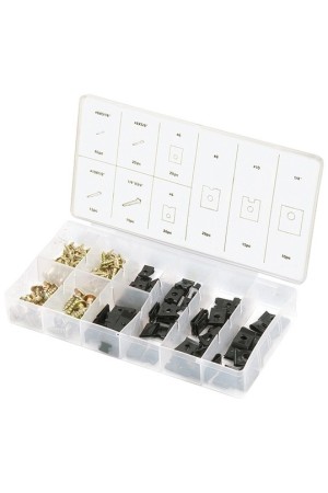 Набор саморезов и подушек, саморезы D х L: 3х8, 4х16.5х12, 6 х 20 мм, 170 предмет Сибртех