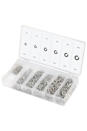 Набор гроверов, D 3, 4, 5, 6, 8, 10 мм, 1200 шт Сибртех