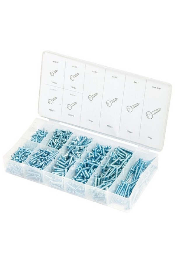 Набор саморезов по металлу, 750 шт Сибртех