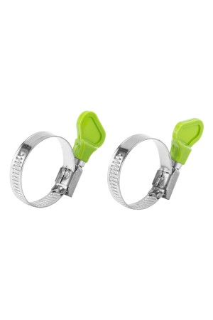 Хомуты металлические элемент крепления с формой ключа 20-35 мм, 2 шт Сибртех