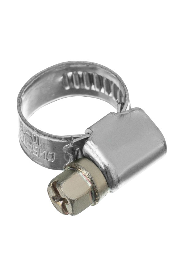 Хомуты металлические, Стандартное болтовое крепление 10-16 мм, 2 шт, ширина 9 мм Сибртех