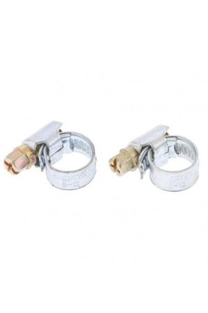 Хомуты металлические, Стандартное болтовое крепление 12-20 мм, 2 шт, ширина 9 мм Сибртех