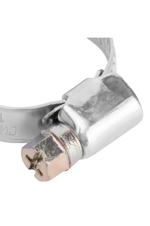 Хомуты металлические, Стандартное болтовое крепление 16-27 мм, 2 шт, ширина 9 мм Сибртех