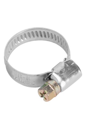 Хомуты металлические, Стандартное болтовое крепление 16-27 мм, 2 шт, ширина 9 мм Сибртех