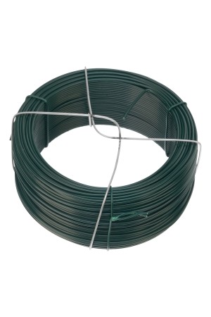 Проволока с ПВХ покрытием, зеленая 1.5 мм, длина 50 м Сибртех