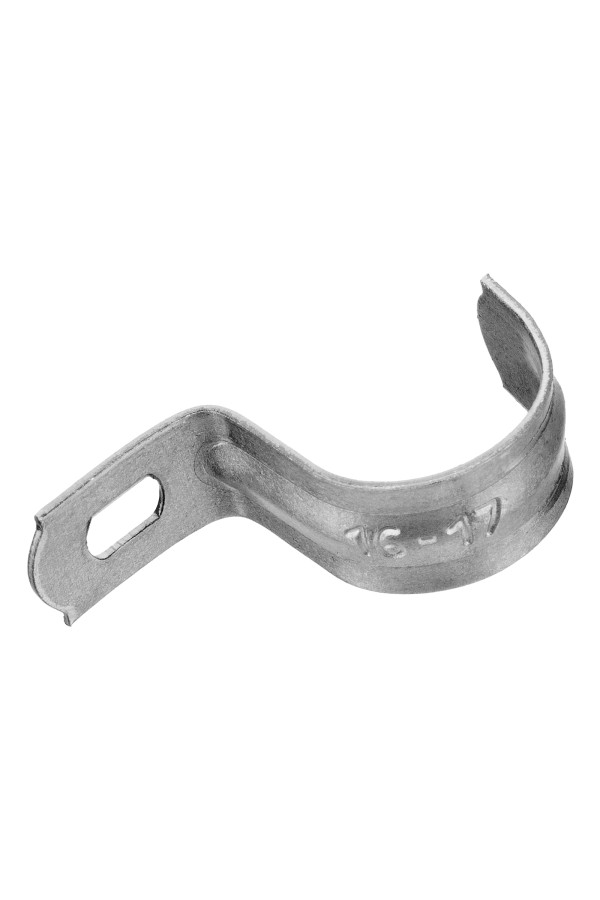 Скоба металлическая однолапковая, 16 мм, 100 шт Сибртех