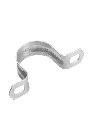 Скоба металлическая двухлапковая, 25 мм, 100 шт Сибртех