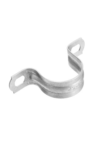 Скоба металлическая двухлапковая, 25 мм, 100 шт Сибртех