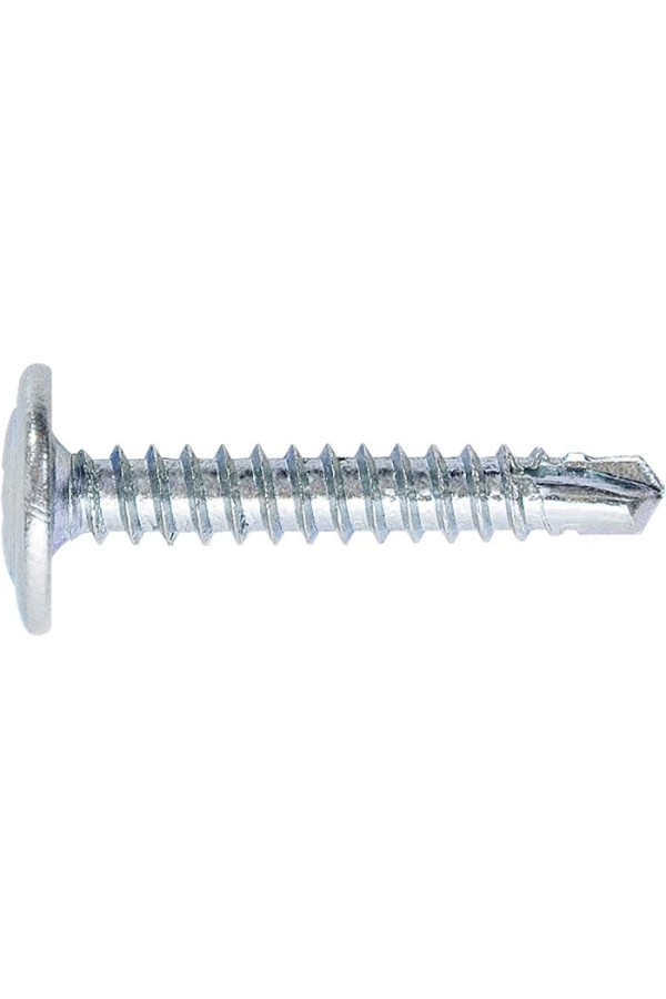 Саморезы 4.2 х 51, с прессшайбой, PH №2, наконечник сверло, оцинкованные 7 шт Шурупь