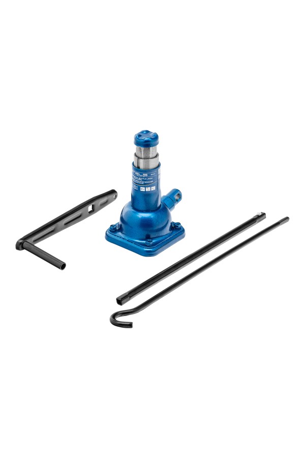 Домкрат механический бутылочный, 2 т, h подъема 160–325 мм, 2 части (домкрат, ручка) Stels