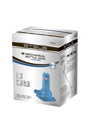 Домкрат механический бутылочный, 2 т, h подъема 270–485 мм, домкрат, ручка Stels