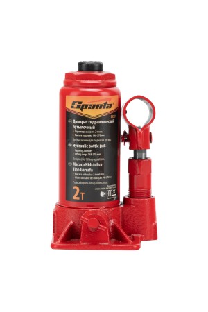 Домкрат гидравлический бутылочный, 2 т, h подъема 148-278 мм Sparta