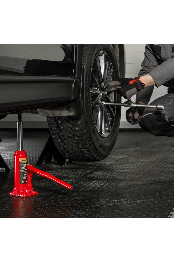 Домкрат гидравлический бутылочный, 3т, h подъема 180-340 мм Sparta