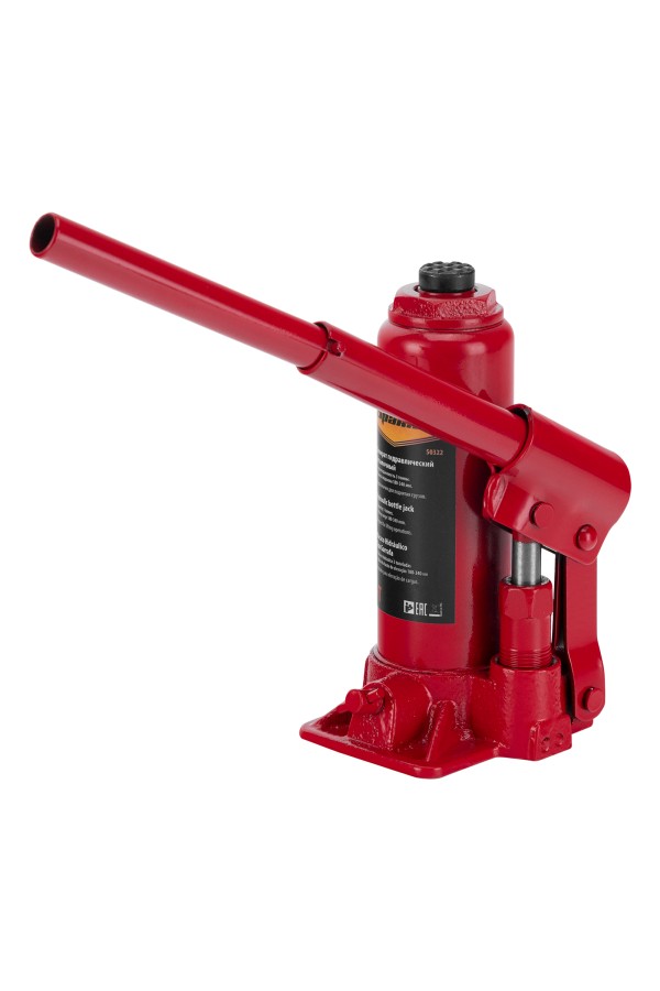 Домкрат гидравлический бутылочный, 3т, h подъема 180-340 мм Sparta