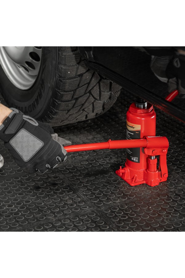 Домкрат гидравлический бутылочный, 5 т, h подъема 195-380 мм Sparta